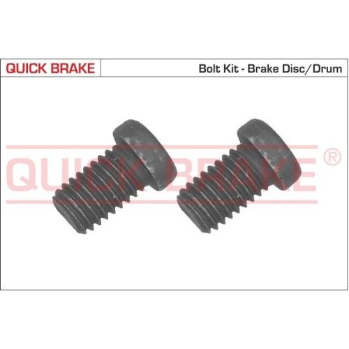 2 Screw Set, brake disc QUICK BRAKE 11668K BMW