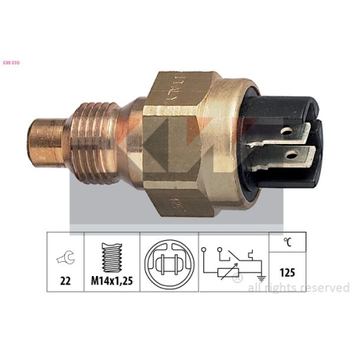 1 Sensor, coolant temperature KW 530 510 Made in Italy - OE Equivalent RENAULT