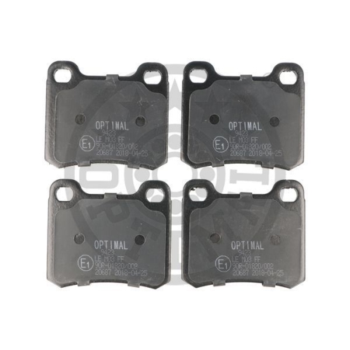 4 Brake Pad Set, disc brake OPTIMAL BP-09423 MERCEDES-BENZ