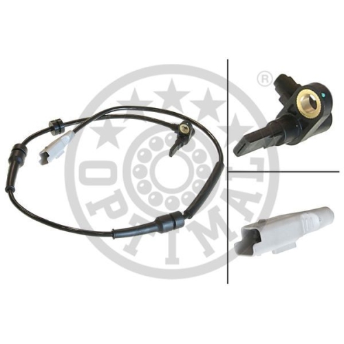 1 Sensor, wheel speed OPTIMAL 06-S192 CITROËN FIAT LANCIA PEUGEOT FIAT / LANCIA