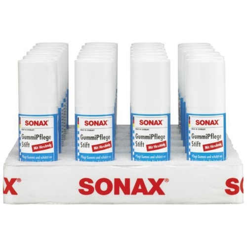 Gummipflegemittel SONAX 04991000 GummiPflegeStift Thekendisplay 18ml