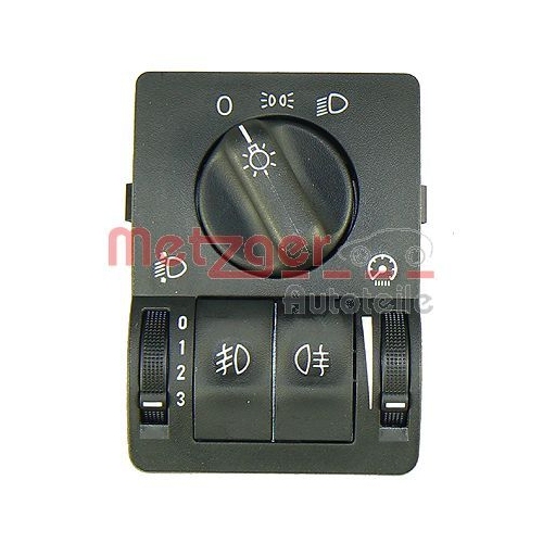 1 Switch, headlight METZGER 0916219 OPEL