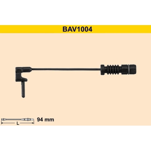 1 Warning Contact, brake pad wear BARUM BAV1004 MERCEDES-BENZ