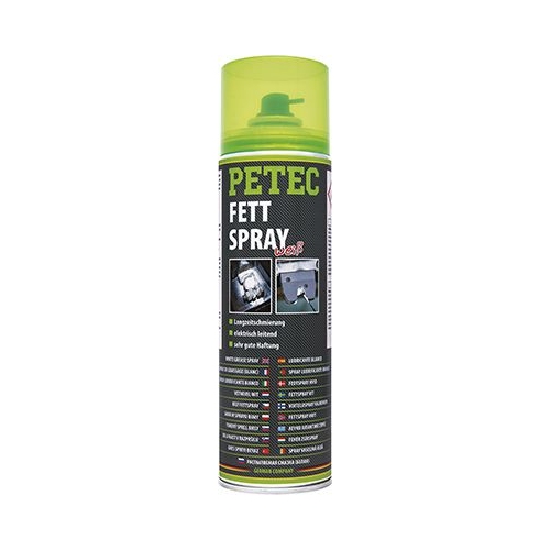 Fettspray PETEC 70250 FETTSPRAY, weiß 0.5l