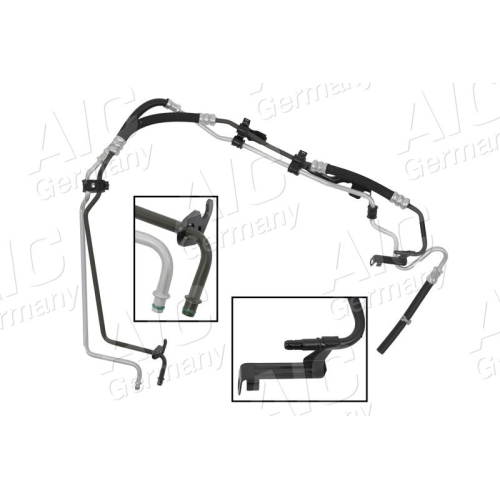 1 Hydraulic Hose, steering system AIC 54985 Original AIC Quality FORD SCHAEFF