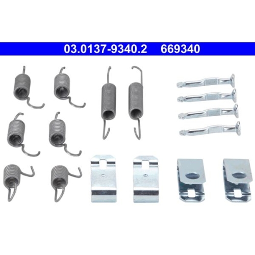 1 Accessory Kit, parking brake shoes ATE 03.0137-9340.2