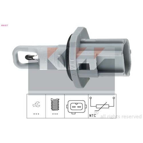 Sensor, Ansauglufttemperatur KW 494 017 Made in Italy - OE Equivalent FORD MAZDA