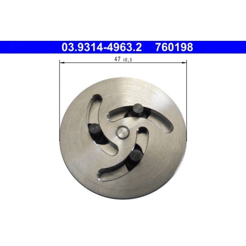 1 Adaptor, brake caliper reset tool ATE 03.9314-4963.2