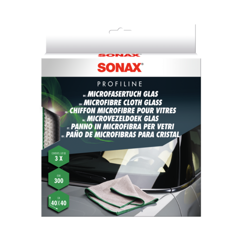 6 Cleaning Cloth SONAX 04515410 Microfibre Cloth Glass