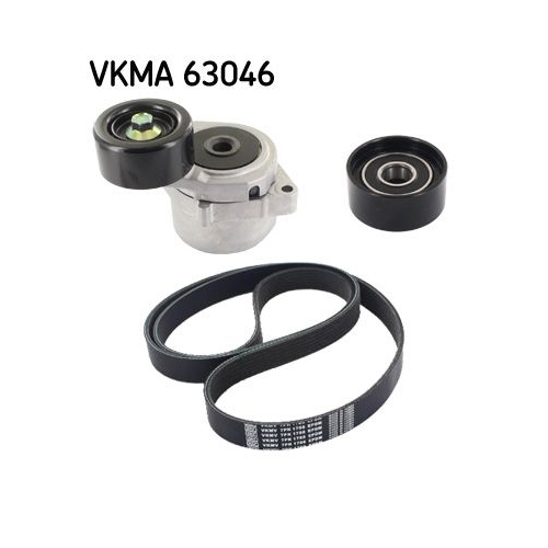 1 V-Ribbed Belt Set SKF VKMA 63046 HONDA