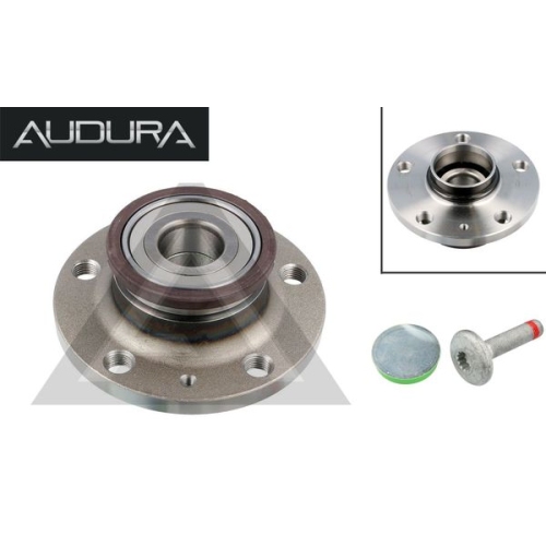 1 wheel bearing set AUDURA suitable for AUDI SEAT SKODA VW AR11114