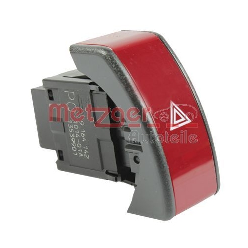 1 Hazard Warning Light Switch METZGER 0916251 OE-part OPEL
