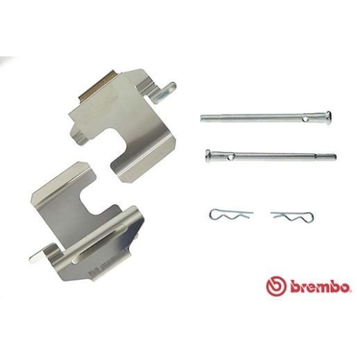 1 Accessory Kit, disc brake pad BREMBO A 02 244 PRIME LINE