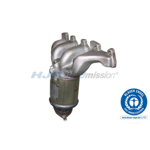 1 Catalytic Converter HJS 96 14 4099 with the ecolabel "Blue Angel" OPEL