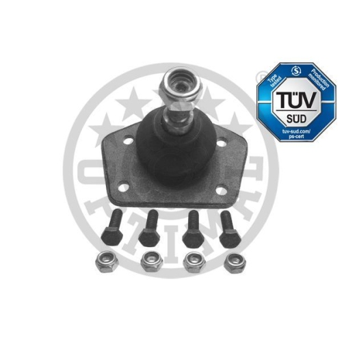 1 Ball Joint OPTIMAL G3-025 TÜV certified RENAULT