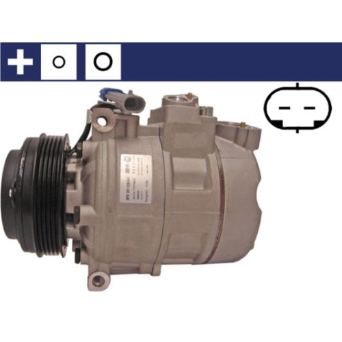 1 Compressor, air conditioning MAHLE ACP 1004 000S BEHR OPEL VAUXHALL