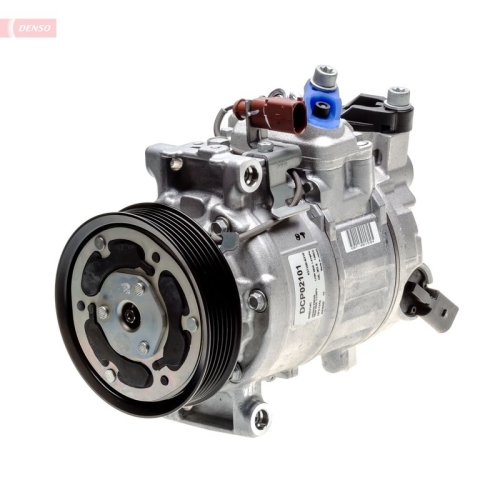 1 Compressor, air conditioning DENSO DCP02101 AUDI VAG