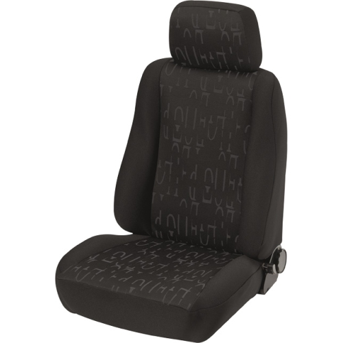 SCHOENEK 1290045009 front seat cover opal black, size 450, 2 pieces