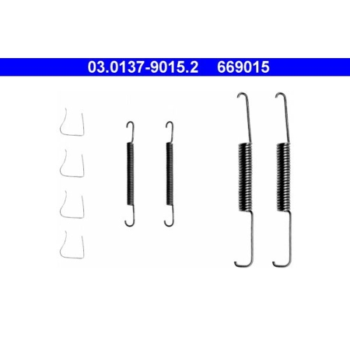 1 Accessory Kit, brake shoes ATE 03.0137-9015.2