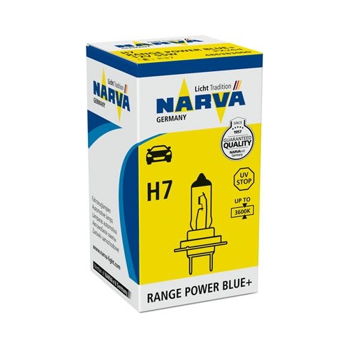 Glühlampe, Abbiegescheinwerfer NARVA 486383000 Range Power Blue+