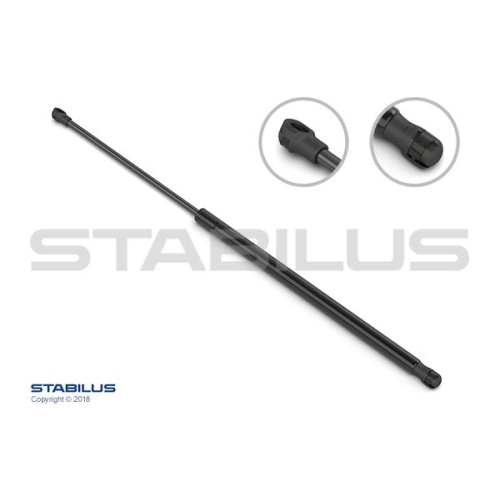 1 Gas Spring, boot-/cargo area STABILUS 129572 // LIFT-O-MAT® VW