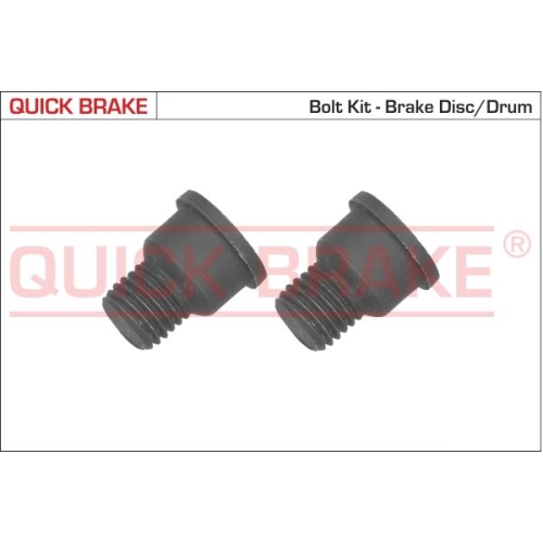 2 Screw Set, brake disc QUICK BRAKE 11664K AUDI MERCEDES-BENZ VW