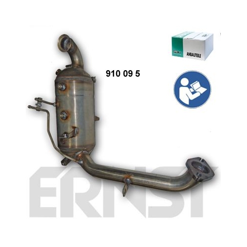 1 Ruß-/Partikelfilter, Abgasanlage ERNST 910095 Set