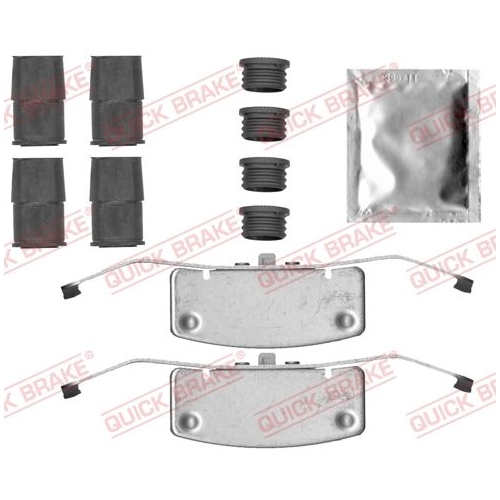 1 Accessory Kit, disc brake pad QUICK BRAKE 109-0052