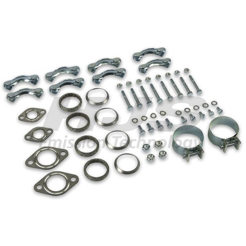 1 Mounting Kit, exhaust system HJS 82 11 1066