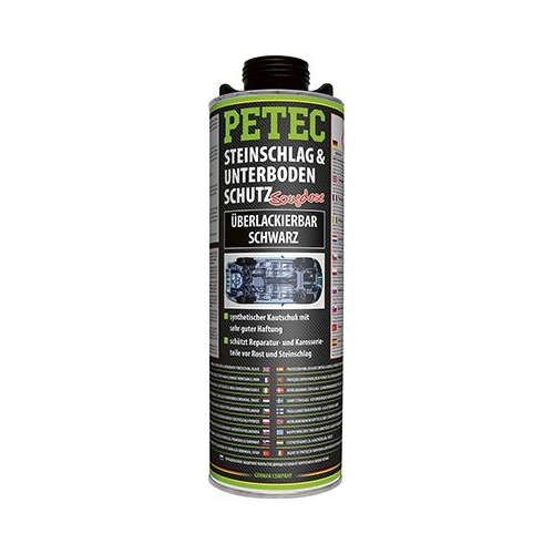 1 Underseal PETEC 73210 OVER PAINTABLE STONE CHIP & UNDERBODY PROTECTION, BLACK