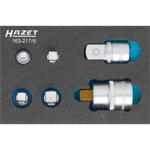 HAZET Increasing/Reducing Adapter Set 163-217/6