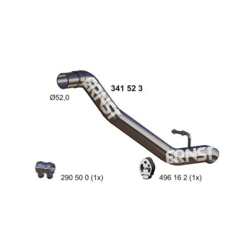 1 Exhaust Pipe ERNST 341523 FORD