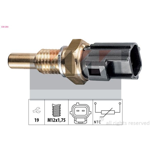 1 Sensor, coolant temperature KW 530 294 Made in Italy - OE Equivalent FORD