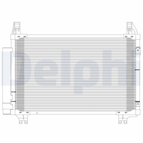 1 Condenser, air conditioning DELPHI TSP0225624 TOYOTA