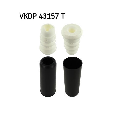 2 Dust Cover Kit, shock absorber SKF VKDP 43157 T Twin Pack AUDI SEAT