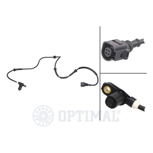 1 Sensor, wheel speed OPTIMAL 06-S152 FORD SEAT VW VAG