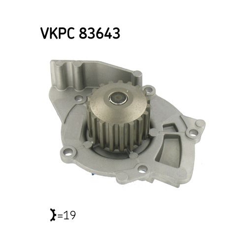 1 Water Pump, engine cooling SKF VKPC 83643 Aquamax CITROËN FIAT FORD LANCIA