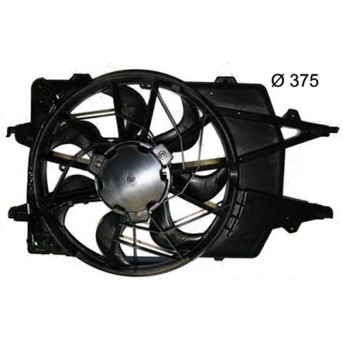 1 Fan, engine cooling MAHLE CFF 394 000S BEHR FORD