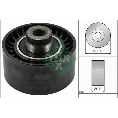 1 Deflection/Guide Pulley, timing belt INA 532 0345 10 CITROËN FIAT LANCIA ROVER