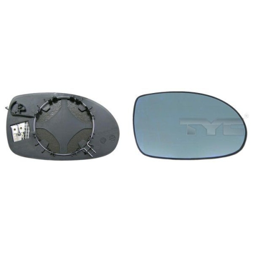 1 Mirror Glass, exterior mirror TYC 305-0018-1 CITROËN