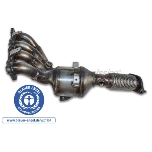 1 Catalytic Converter HJS 96 15 5072 with the ecolabel "Blue Angel" FORD