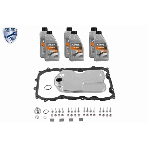 1 Parts kit, automatic transmission oil change VAICO V10-3214 EXPERT KITS + AUDI