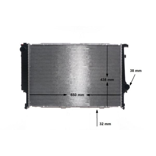 1 Radiator, engine cooling MAHLE CR 287 000S BEHR BMW
