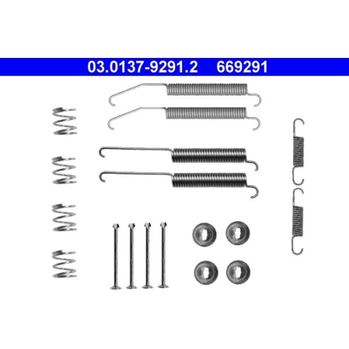 1 Accessory Kit, brake shoes ATE 03.0137-9291.2