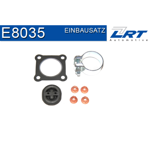 1 Mounting Kit, catalytic converter LRT E8035 VW