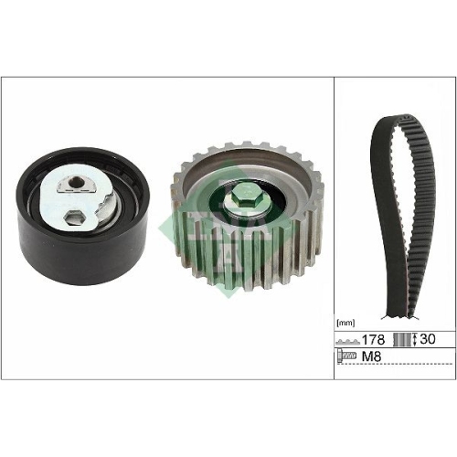 1 Timing Belt Kit INA 530 0232 10 FIAT IVECO