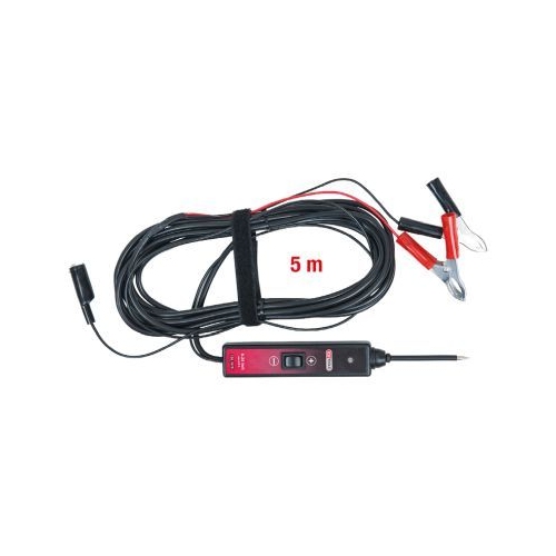 KS TOOLS Test probe 6-24V DC with 5 m cable 150.1670