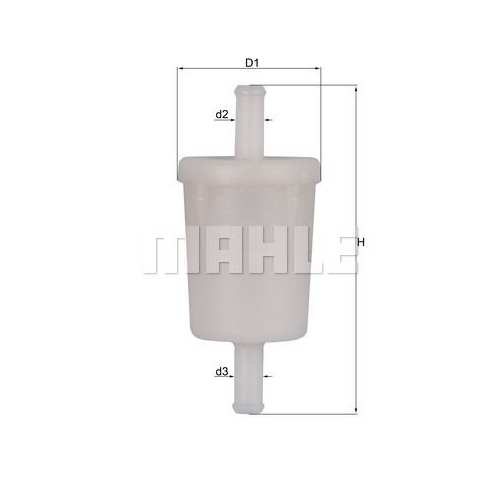 1 Fuel Filter MAHLE KL 257 VOLVO