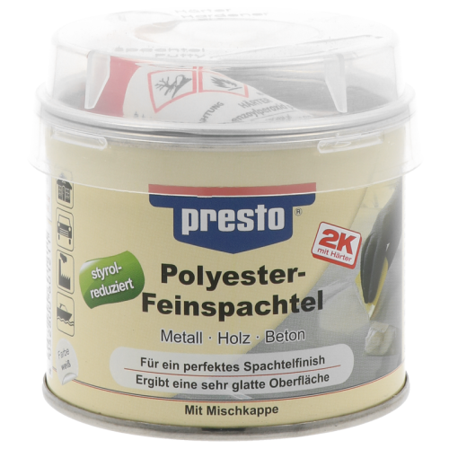 1 Filler Paste PRESTO 601211 Fine putty styrene-reduced 250 g