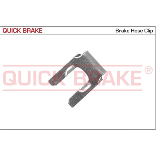 1 Holding Bracket, brake hose QUICK BRAKE 3205 CITROËN KIA